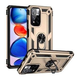BSSM Xiaomi Redmi Note 11 Pro Plus 5G Sofya Yüzüklü Silikon Kapak Gold Kılıf