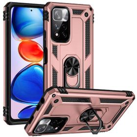 BSSM Xiaomi Redmi Note 11 Pro Plus 5G Sofya Yüzüklü Silikon Kapak Rose Kılıf