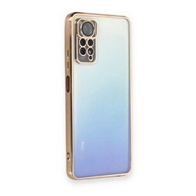 BSSM Xiaomi Redmi Note 11 Pro Razer Lensli Silikon Gold Kılıf