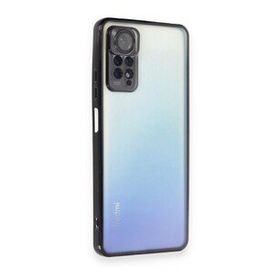 BSSM Xiaomi Redmi Note 11 Pro Razer Lensli Silikon Siyah Kılıf