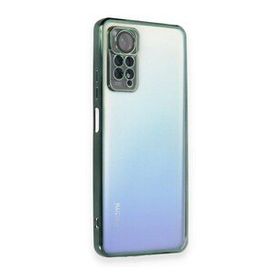 BSSM Xiaomi Redmi Note 11 Pro Razer Lensli Silikon Yeşil Kılıf