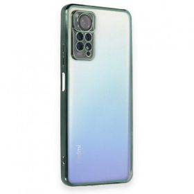BSSM Xiaomi Redmi Note 11 Pro Razer Lensli Silikon Yeşil Kılıf