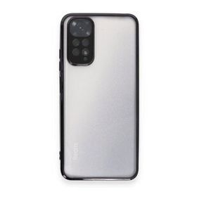 BSSM Xiaomi Redmi Note 11 Razer Lensli Siyah Silikon Kılıf