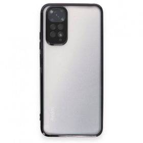 BSSM Xiaomi Redmi Note 11 Razer Lensli Siyah Silikon Kılıf
