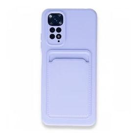 BSSM Xiaomi Redmi Note 11S Kelvin Kartvizitli Silikon Lila Kılıf