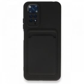 BSSM Xiaomi Redmi Note 11S Kelvin Kartvizitli Siyah Silikon Kılıf