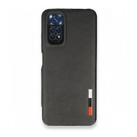 BSSM Xiaomi Redmi Note 11S Loop Deri Siyah Silikon Kılıf