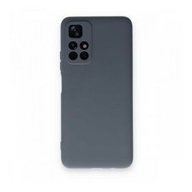 BSSM Xiaomi Redmi Note 11T Nano içi Kadife Silikon Gri Kılıf
