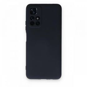 BSSM Xiaomi Redmi Note 11T Nano İçi Kadife Silikon Lacivert Kılıf
