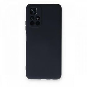 BSSM Xiaomi Redmi Note 11T Nano İçi Kadife Silikon Lacivert Kılıf