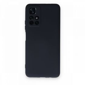 BSSM Xiaomi Redmi Note 11T Nano İçi Kadife Silikon Lacivert Kılıf