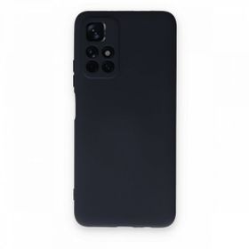 BSSM Xiaomi Redmi Note 11T Nano İçi Kadife Silikon Lacivert Kılıf