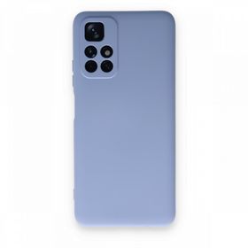 BSSM Xiaomi Redmi Note 11T Nano İçi Kadife Silikon Lila Kılıf