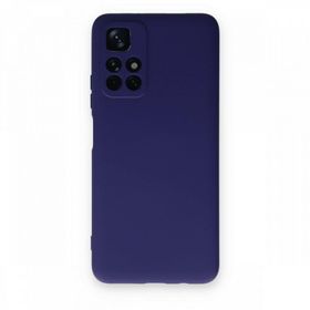 BSSM Xiaomi Redmi Note 11T Nano İçi Kadife Silikon Mor Kılıf