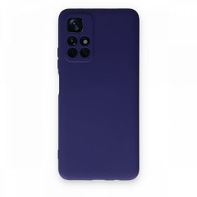 BSSM Xiaomi Redmi Note 11T Nano İçi Kadife Silikon Mor Kılıf