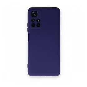 BSSM Xiaomi Redmi Note 11T Nano İçi Kadife Silikon Mor Kılıf