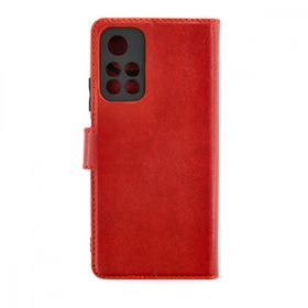 BSSM Xiaomi Redmi Note 11T Trend S Plus Kapaklı Kırmızı Kılıf