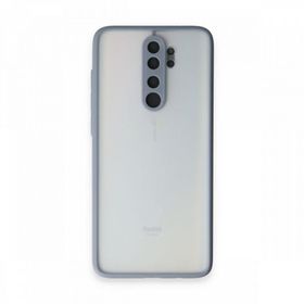 BSSM Xiaomi Redmi Note 8 Pro Montreal Silikon Kapak Gri Kılıf