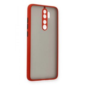 BSSM Xiaomi Redmi Note 8 Pro Montreal Silikon Kapak Kırmızı Kılıf
