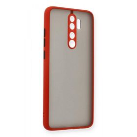 BSSM Xiaomi Redmi Note 8 Pro Montreal Silikon Kapak Kırmızı Kılıf