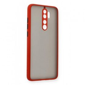 BSSM Xiaomi Redmi Note 8 Pro Montreal Silikon Kapak Kırmızı Kılıf