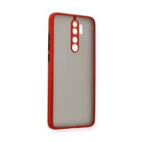 BSSM Xiaomi Redmi Note 8 Pro Montreal Silikon Kapak Kırmızı Kılıf