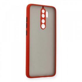BSSM Xiaomi Redmi Note 8 Pro Montreal Silikon Kapak Kırmızı Kılıf