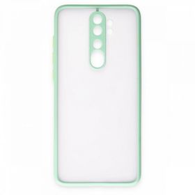 BSSM Xiaomi Redmi Note 8 Pro Montreal Silikon Kapak Turkuaz Kılıf