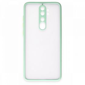 BSSM Xiaomi Redmi Note 8 Pro Montreal Silikon Kapak Turkuaz Kılıf