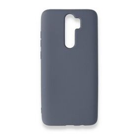 BSSM Xiaomi Redmi Note 8 Pro Nano İçi Kadife Silikon Gri Kılıf