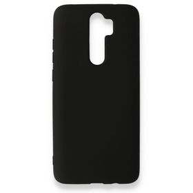 BSSM Xiaomi Redmi Note 8 Pro Nano İçi Kadife Siyah Silikon Kılıf