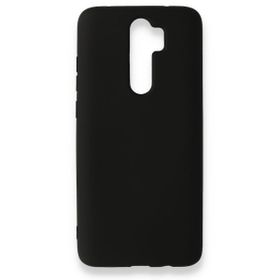 BSSM Xiaomi Redmi Note 8 Pro Nano İçi Kadife Siyah Silikon Kılıf