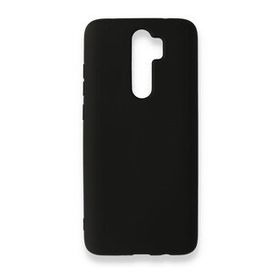 BSSM Xiaomi Redmi Note 8 Pro Nano İçi Kadife Siyah Silikon Kılıf