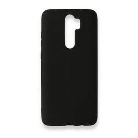 BSSM Xiaomi Redmi Note 8 Pro Nano İçi Kadife Siyah Silikon Kılıf