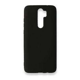 BSSM Xiaomi Redmi Note 8 Pro Nano İçi Kadife Siyah Silikon Kılıf