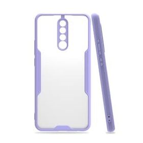 BSSM Xiaomi Redmi Note 8 Pro Platin Silikon Lila Kılıf