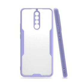 BSSM Xiaomi Redmi Note 8 Pro Platin Silikon Lila Kılıf