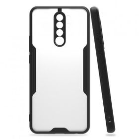 BSSM Xiaomi Redmi Note 8 Pro Platin Siyah Silikon Kılıf