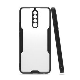 BSSM Xiaomi Redmi Note 8 Pro Platin Siyah Silikon Kılıf