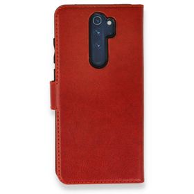 BSSM Xiaomi Redmi Note 8 Pro Trend S Plus Kapaklı Kırmızı Kılıf