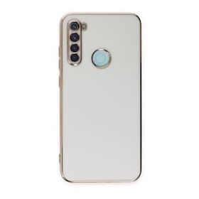 BSSM Xiaomi Redmi Note 8 Volet Silikon Beyaz Cep Telefonu Kılıfı
