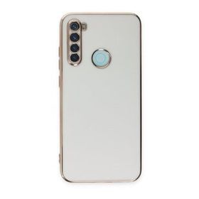 BSSM Xiaomi Redmi Note 8 Volet Silikon Beyaz Cep Telefonu Kılıfı
