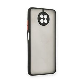 BSSM Xiaomi Redmi Note 9 5G Montreal Silikon Kapak Siyah Kılıf