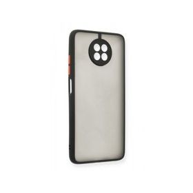 BSSM Xiaomi Redmi Note 9 5G Montreal Silikon Kapak Siyah Kılıf