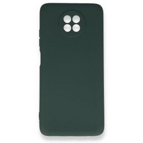 BSSM Xiaomi Redmi Note 9 5G Nano İçi Kadife Silikon Koyu Yeşil Kılıf