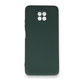 BSSM Xiaomi Redmi Note 9 5G Nano İçi Kadife Silikon Koyu Yeşil Kılıf