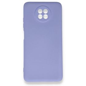 BSSM Xiaomi Redmi Note 9 5G Nano İçi Kadife Silikon Lila Kılıf