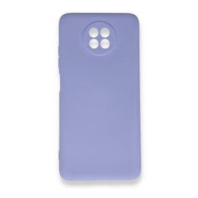 BSSM Xiaomi Redmi Note 9 5G Nano İçi Kadife Silikon Lila Kılıf