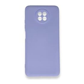 BSSM Xiaomi Redmi Note 9 5G Nano İçi Kadife Silikon Lila Kılıf