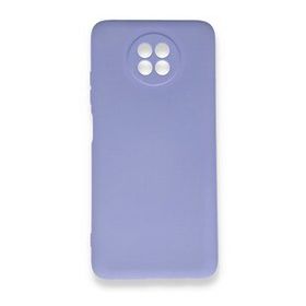 BSSM Xiaomi Redmi Note 9 5G Nano İçi Kadife Silikon Lila Kılıf